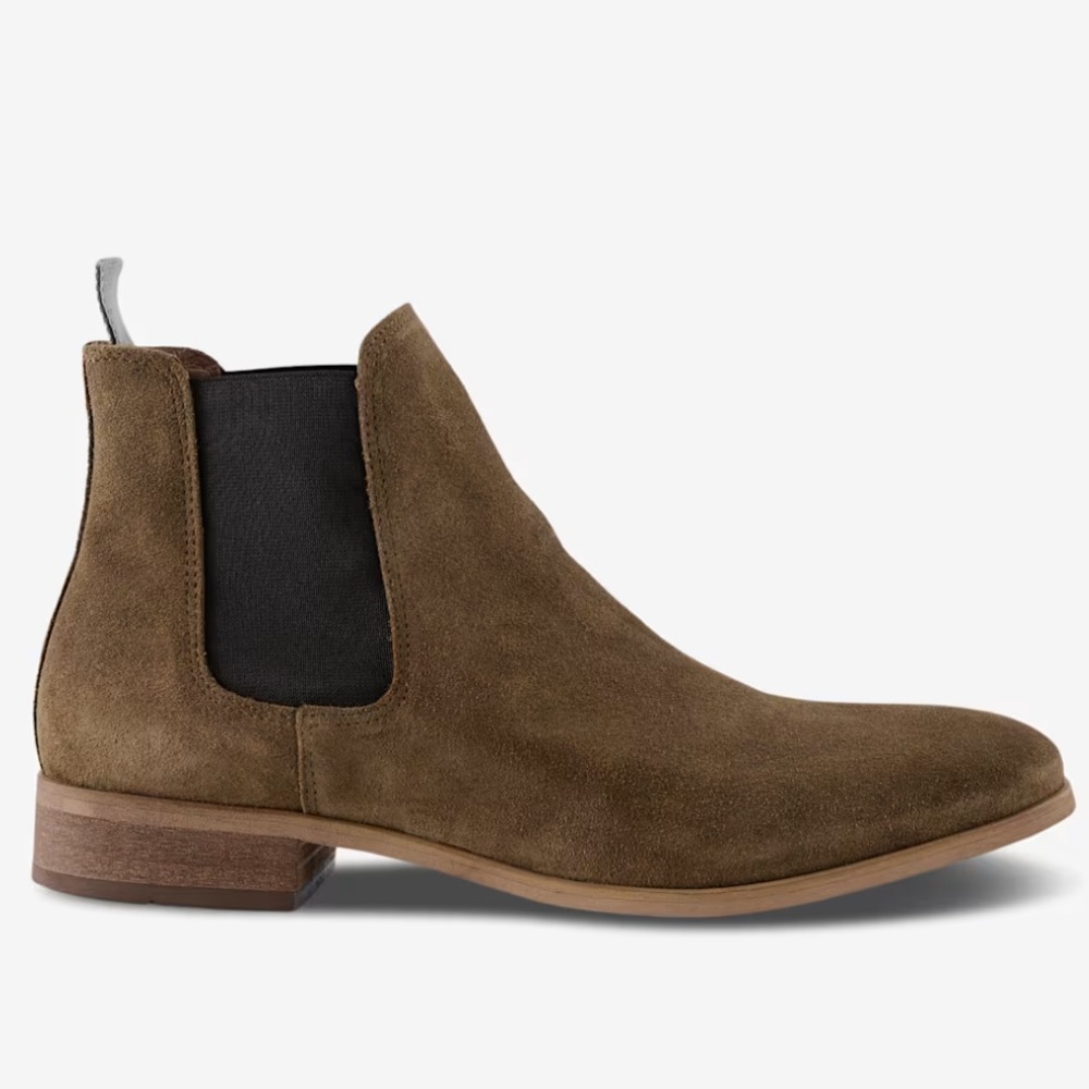 Shoe The Bear: DEV CHELSEA BOOT SUEDE - TOBACCO Size 10